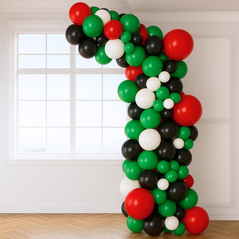 UAE National Day Asymmetric Balloon Arch