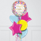 Mother's Day Watercolour Satin Inflated Orb Balloon Bunch