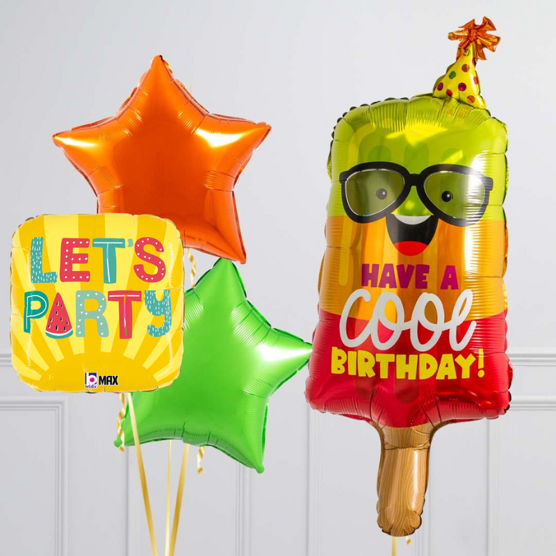 Cool Birthday Ice Lolly Balloon Package