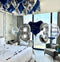 Deluxe Navy and Silver Personalised Room Setup