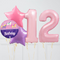Unicorn Birthday Number Balloons Set (Two Numbers)
