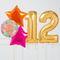 Peach Birthday Number Balloons Set (Two Numbers)