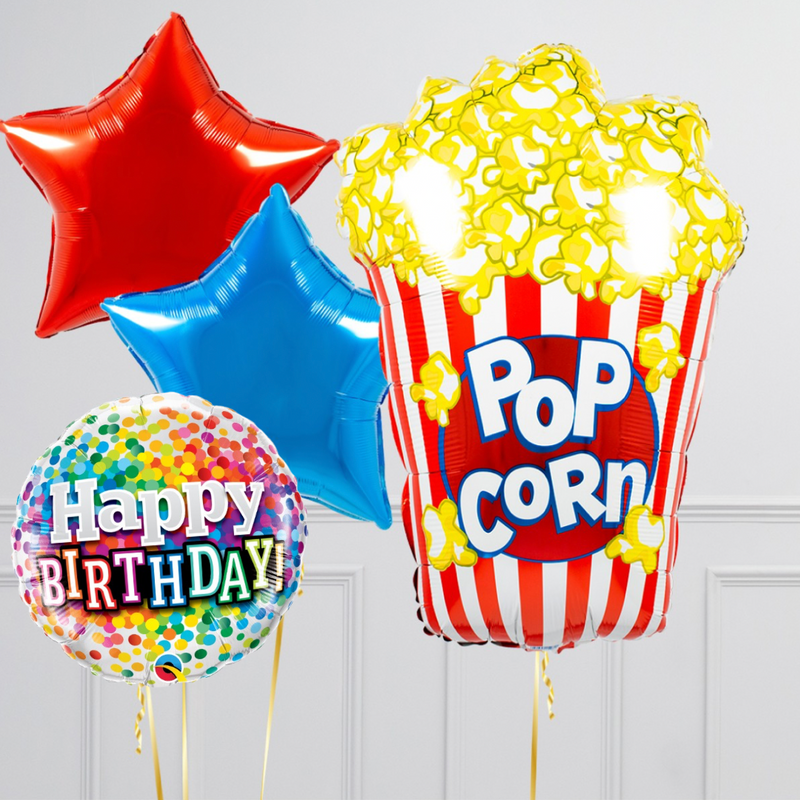 Popcorn Inflated Balloon Package