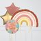 Birthday Boho Rainbow Set Foil Balloon Bouquet