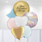 Premium Gold & Pink Marble Orb Balloon Bouquet