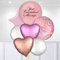 Premium Pink & Marble Orb Balloon Bouquet