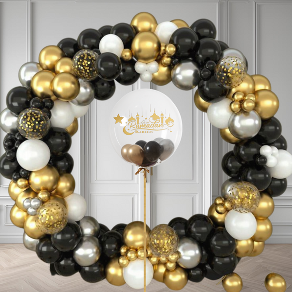 Ramadan Balloon Hoop & Personalized Bubble Balloon