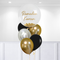 Personalised Ramadan Gold Confetti Bubble Latex Bunch