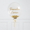 Ramadan Gold Confetti Bubble Personalised Balloon