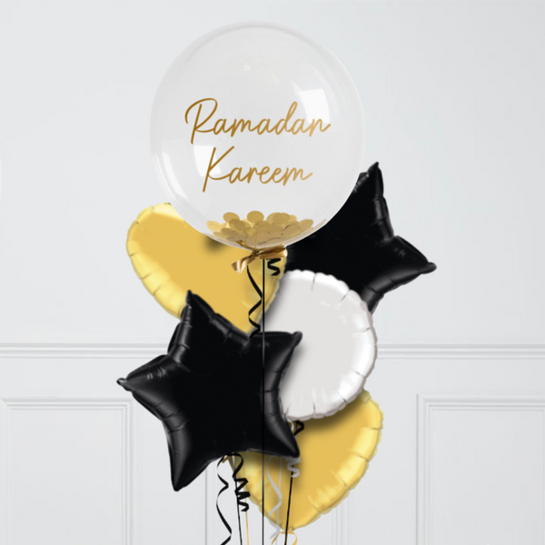 Personalised Ramadan Bubble Balloon Bunch