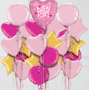 Baby Girl Foil Balloon Bouquet