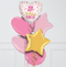 Glitter Birthday Princess Foil Balloon Bouquet