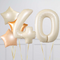 Amber Blush Birthday Number Balloons Set (Two Numbers)