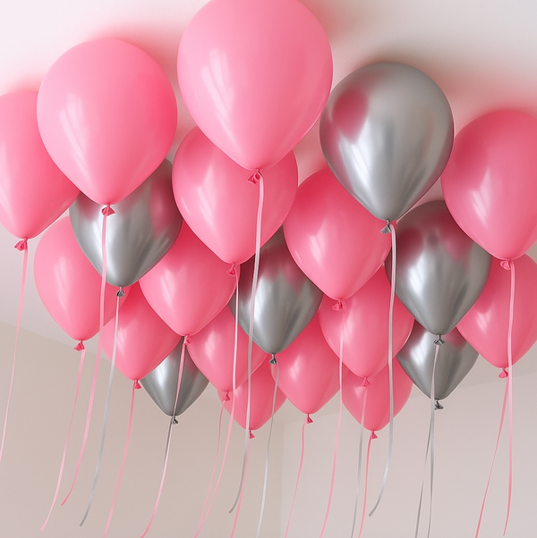 100 Ceiling Latex Balloons
