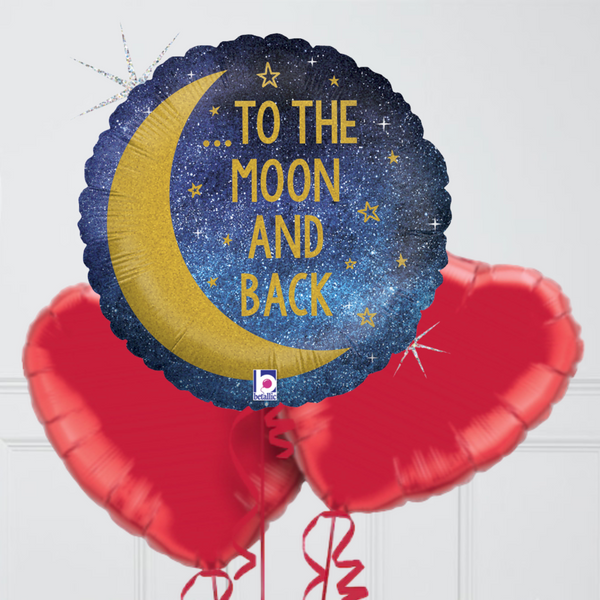 To the Moon and Back Foil Balloon Bouquet