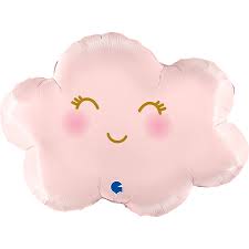 Individual Pink Cloud Balloon