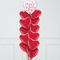 Valentine's Day Romantic Foil Balloon Bouquet