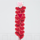 Valentine's Day Romantic Foil Balloon Bouquet