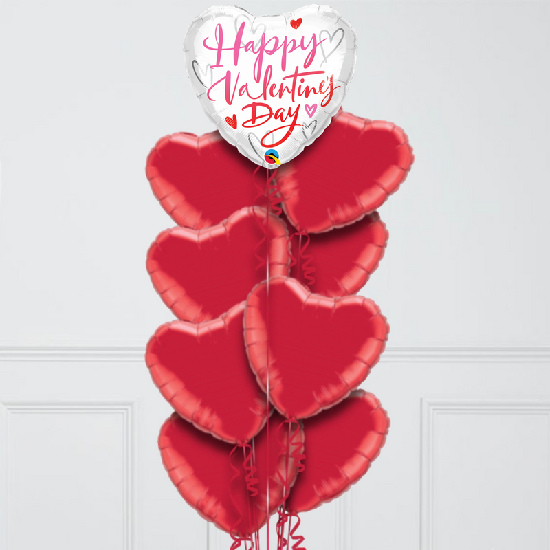 Valentine's Day Romantic Foil Balloon Bouquet