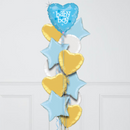 Welcome Baby Boy Foil Balloon Bouquet