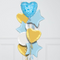 Welcome Baby Boy Foil Balloon Bouquet