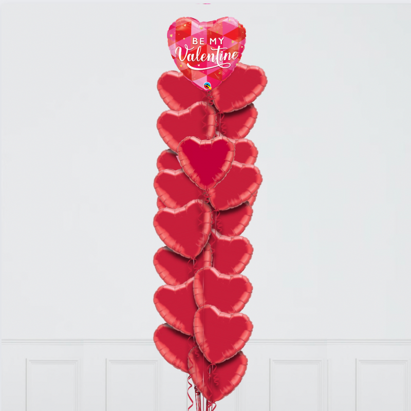 Be My Valentine Foil Balloon Bouquet