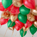 Classic Christmas Helium Ceiling Balloons