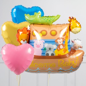 Noah's Ark Pastel Baby Balloon Package