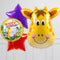 Birthday Cute Giraffe Supershape Foil Balloon Bouquet