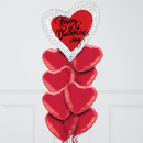 Valentine's Day Supershape Foil Balloon Bouquet