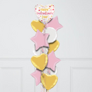 Cute Valentine's Day Foil Balloon Bouquet