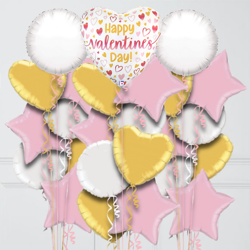 Cute Valentine's Day Foil Balloon Bouquet
